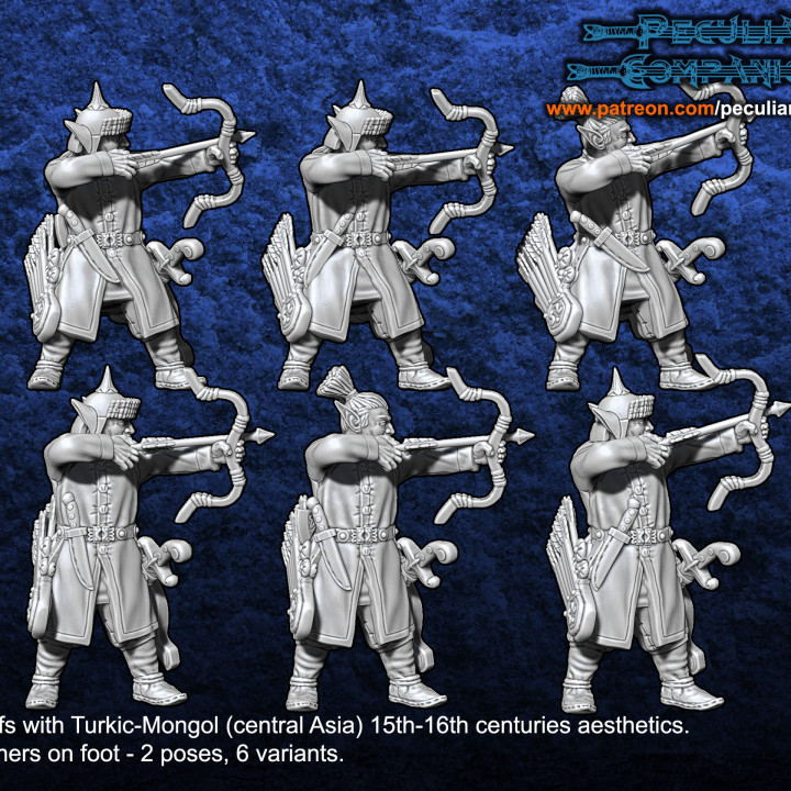 Turko-Mongol Dark Elfs - Archers on foot's Cover