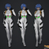 Space elf anime figurine 3d print model (January 2022) image