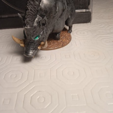Picture of print of Giant Boar - Tabletop Miniature