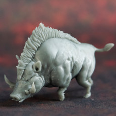Picture of print of Giant Boar - Tabletop Miniature (Pre-Supported)