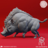 Giant Boar - Tabletop Miniature (Pre-Supported) image