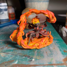 Picture of print of Fire Genasi Sorceress