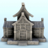 Oriental large temple (15) - Oriental Medieval scenery terrain wargame image