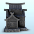 Oriental large temple (15) - Oriental Medieval scenery terrain wargame image