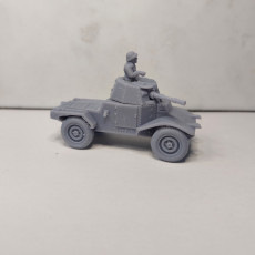 Picture of print of Panhard with pilot - 28mm for wargame
