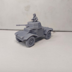Picture of print of Panhard with pilot - 28mm for wargame