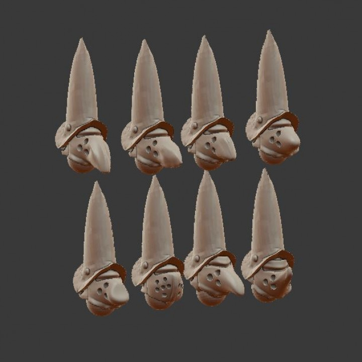 $4.00Beul Head - Tall Morions