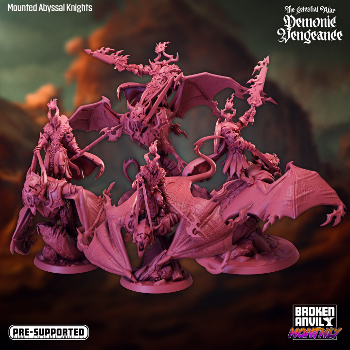 $15.00The Celestial War: Demonic Vengeance Mounted Abyssal Knights Group