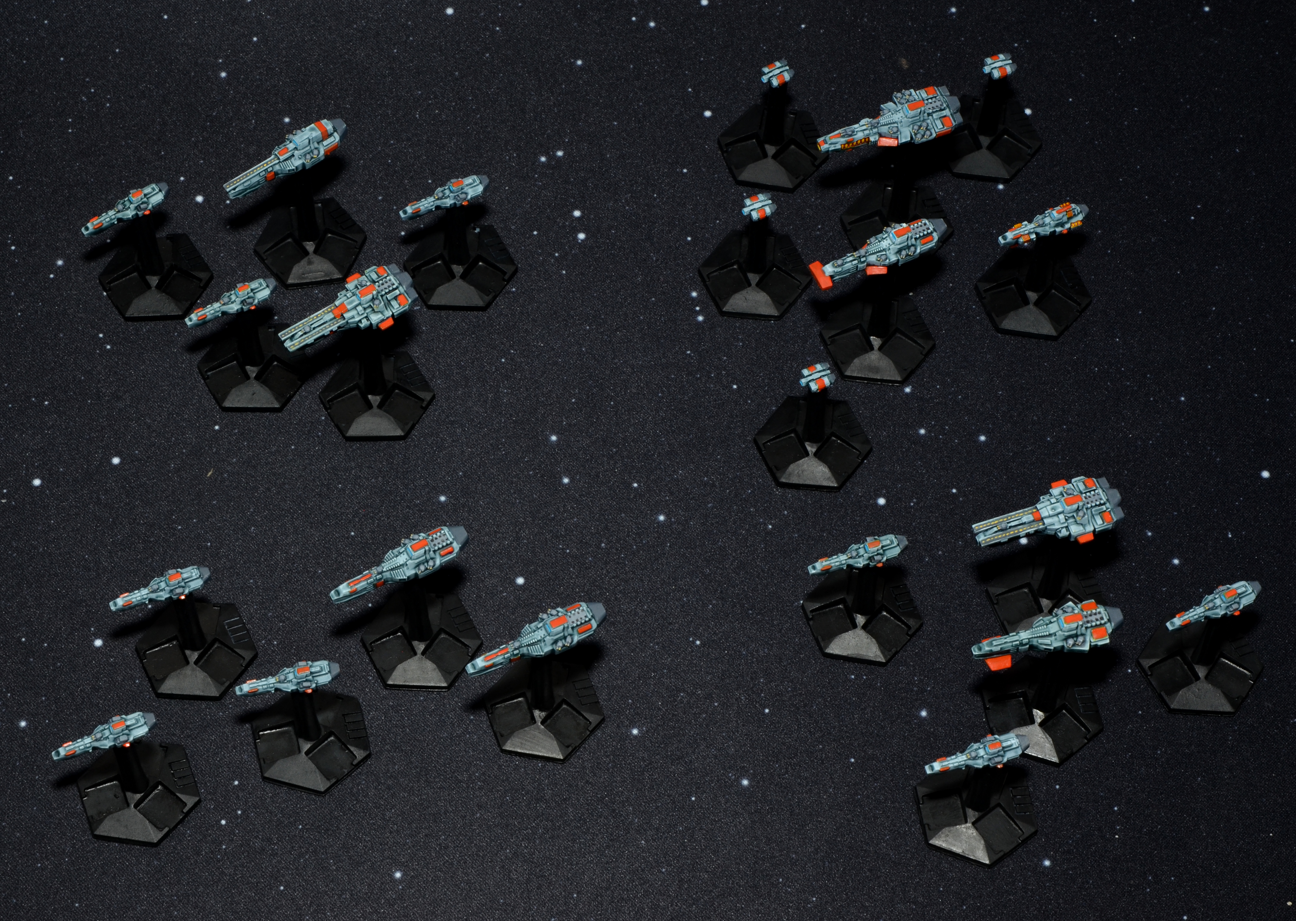 3D Printable SCI-FI Ships Fleet Pack - Empire of the Rising Sun