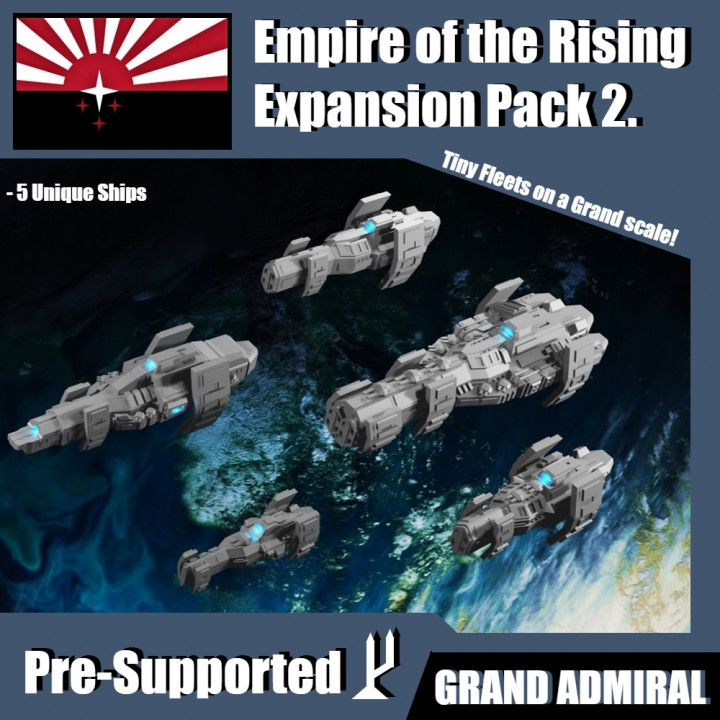 $14.00SCI-FI Ships Expansion Pack 2 - Empire of the Rising Sun - Presupported