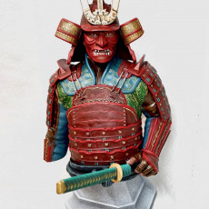 Picture of print of Samurai Bust (Pre-Supported) This print has been uploaded by Brennan James Chipman