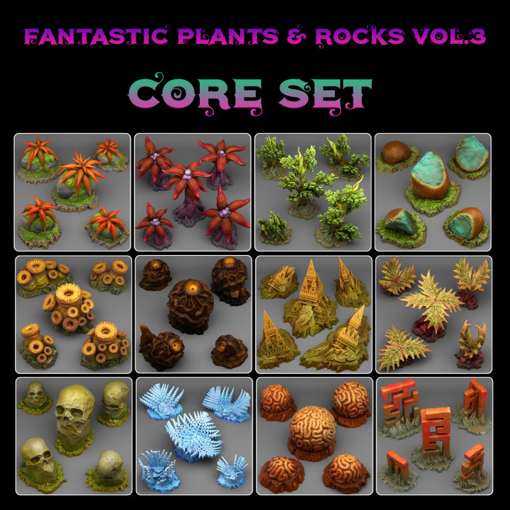 CORE SET (Fantastic Plants & Rocks vol.3)'s Cover