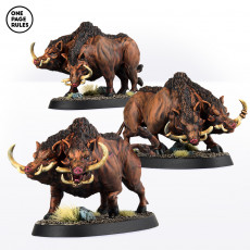 Picture of print of Beastmen Crazed Boars