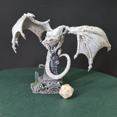 Picture of print of White Dragon (Pre-Supported)