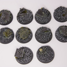 Picture of print of Wasteland base toppers set 1 - Supportfree base detailing kit.