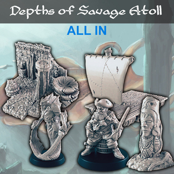 Depths of Savage Atoll - All In [ADDON]'s Cover
