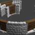 Dungeon Stone Wall-On-Tile Curved image
