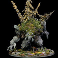 Picture of print of Giant Stone Troll /Modular/ /Pre-supported/