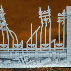 Picture of print of Wrought Iron Fence with Gate (ver. 1) /Terrain/ /Pre-supported/