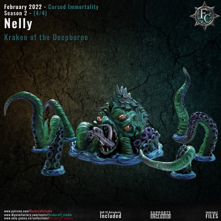 $14.00Nelly the Deepborne Kraken