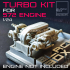 TWIN Turbo set for 572 ENGINE 1/24th image