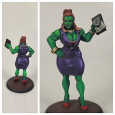 Picture of print of Oggra, the Orc C.E.O.