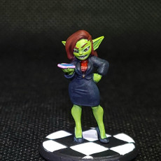 Picture of print of Trixli, Goblin Business woman