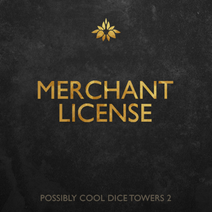 Possibly Cool Dice Towers 2 :: Merchant License's Cover