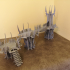 Arlengrad. Misty Star City. 3D Printing Designs Bundle. Scifi / Xenos / Dark Eldar Buildings. Terrain and Scenery for Wargames print image