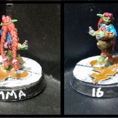 Picture of print of Deliveries - Goblin Anarchist - Potion Thrower - PRESUPPORTED - 32mm scale