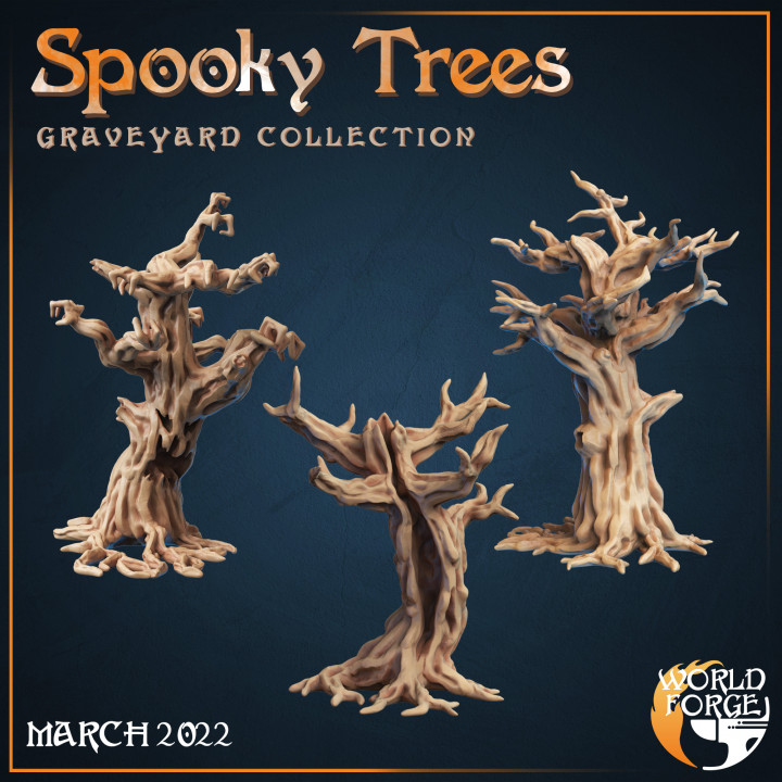 $4.99Spooky Dead Trees x3