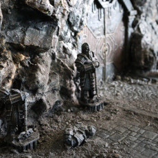Picture of print of Dwarven Statues from Baragun - Terrain