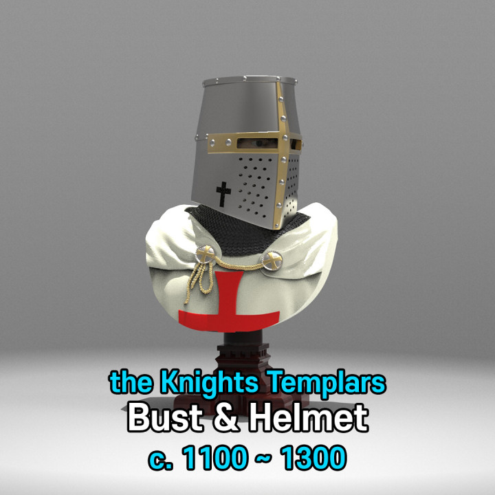$4.00the Knights Templars Bust & Great Helm