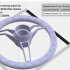 Arcade Spinner Steering Wheel - GRS USB Button Hole Spinner Compatible image