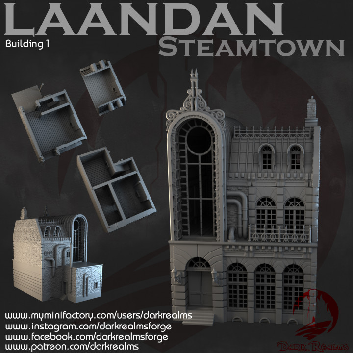 $11.00Dark Realms - Laandan Steamtown - Building 1