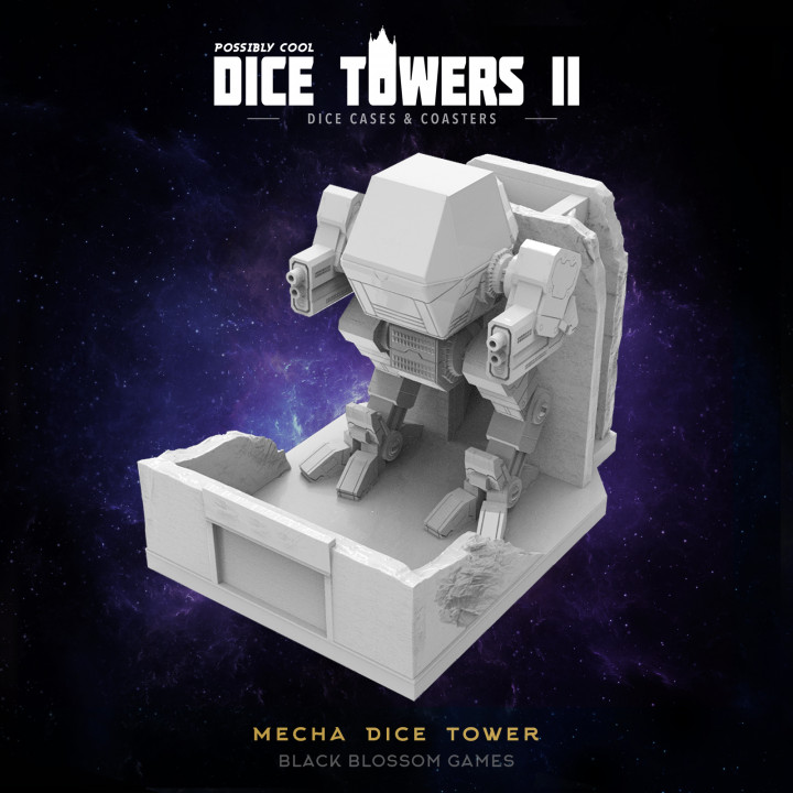 DT17 Mecha Dice Tower :: Possibly Cool Dice Tower 2's Cover