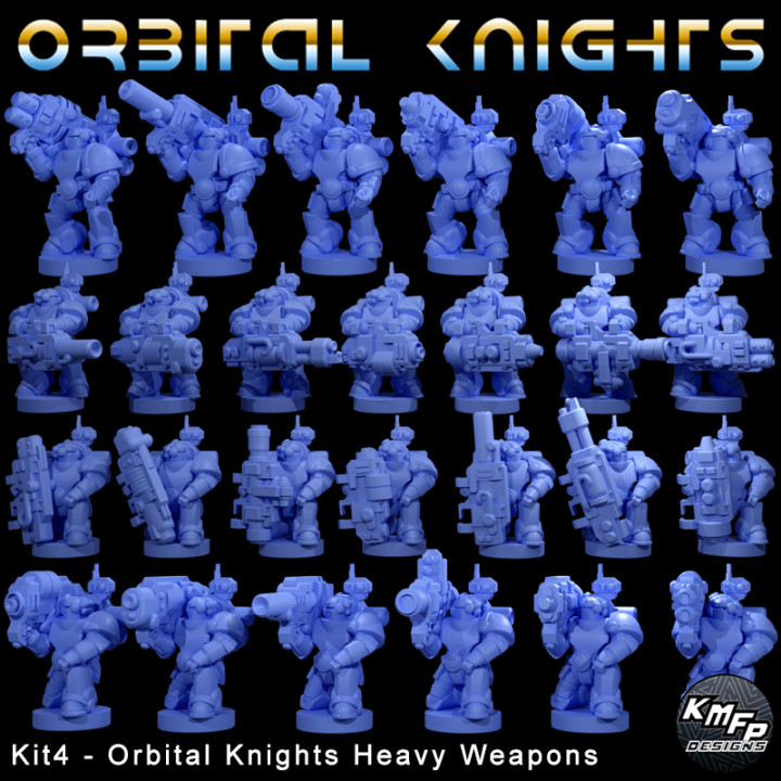 $10.00Orbital Knights - Kit4 - Orbital Knights Heavy Weapons