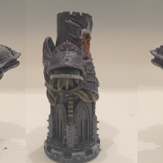 Picture of print of Undead Chess Rook [Pre-Supported]