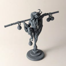 Picture of print of Garoto Warlord 32mm and 75mm pre-supported