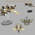 Space Communist Human Auxiliaries - Strike Fighter and Bomber image