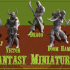 Fantasy Series 19 Bundle, 5 Warrior minis - PRE-SUPPORTED image