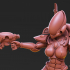 Space Elf Female Soldier Pose 1 - 8 Variants and 2 Pinups image
