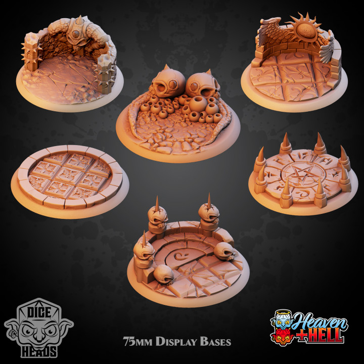 75mm Heaven & Hell Display Bases's Cover