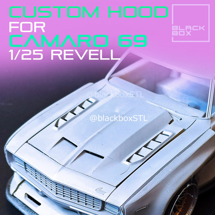 $6.90Custom HOOD for Camaro 69 Revell 1-25th
