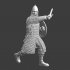 Medieval Russian knight running image