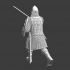 Medieval Russian knight running image