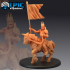 Skeleton Army King Rider / Undead Cavalry / Soldier image