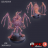 Dragonborn Skeleton Set / Undead Draconic Demon / Winged Skull Dragon image
