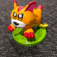 Picture of print of Kirby inspired, Awoofy, Tabletop DnD miniature