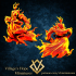 Fire ghost , fire spirit image